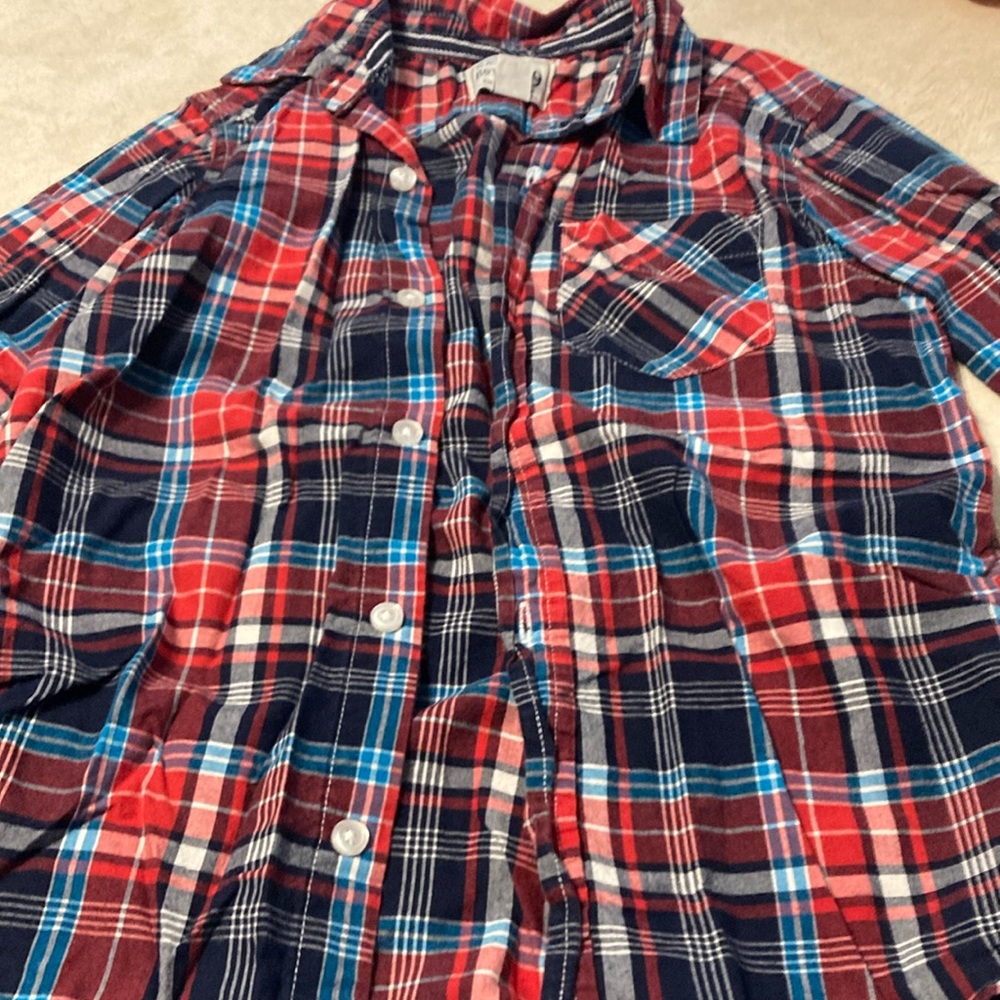 Boys plaid shirt
